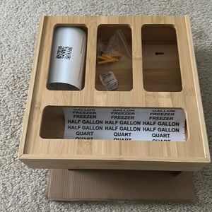 Bag storage organizer sandwich bad baggies drawer organizer kitchen storage